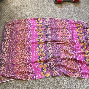 Barneys New York Floral Scarf